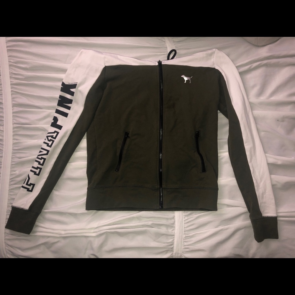 PINK zip up hoodie
